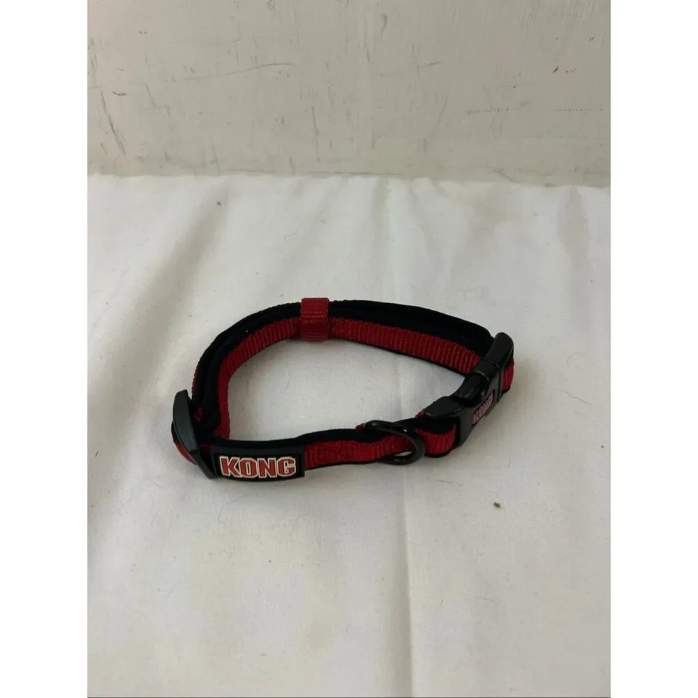 Kong pet‎ collar small red black